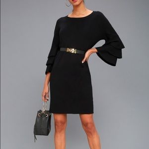 Lulu’s Bell Sleeved Sweater Dress